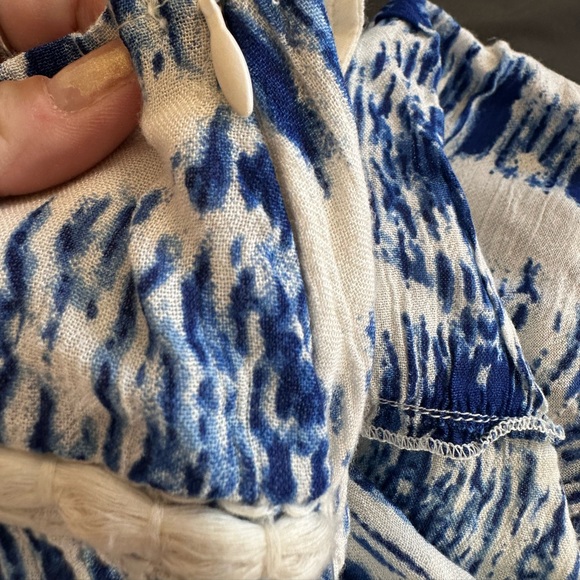 RAGA Blue and White Patterned Mini Skirt - Picture 7 of 10